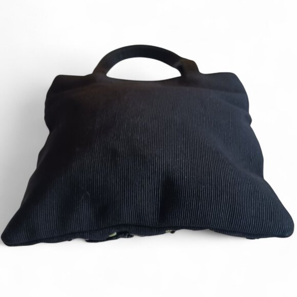 Liz Claiborne Black Beaded Embroidered Mini Tote – Small & Chic - Picture 4 of 8